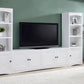 Laughlin - 3-piece Entertainment Center TV Stand - White