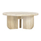 Patrizia - Concrete Round Coffee Table - Natural