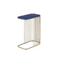 Aviena - Accent Table - Blue & Gold Finish