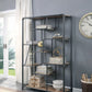 Brantley - Bookshelf - Antique Oak & Sandy Gray Finish