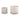Tribal Planter With Saucer 6 / 8" (Set of 2) - Beige