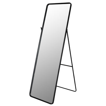 Rectangular Standing Mirror - Black