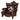 Forsythia - Chair - Espresso Top Grain Leather Match & Walnut