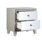 Sliverfluff - Nightstand - Mirrored & Champagne Finish