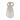 18" Slanted Terracotta Eared Vase - Ivory