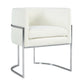 Giselle - Velvet Dining Chair Silver Leg