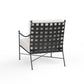 Provence - Club Chair, With Self Welt - Canvas Flax / Black