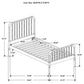 Jones - Wood Open Frame Bed