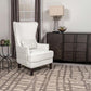 Pippin - Upholstered High Wingback Accent Chair - Latte