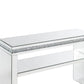 Noralie - Accent Table - Mirrored & Faux Diamonds - 32"