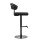 Cosmo - Black Steel Barstool - Black