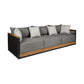 Artesia - Outdoor Patio Sofa - And Black / Dark Gray