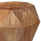 Jacinto - Octagonal Solid Mango Wood Side Table