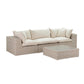 Cali - Wicker Outdoor Modular Sofa - Natural