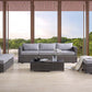 Sheffield - Patio Set - Gray Fabric & Gray Finish