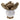 6" Staunton Flower Statuary - Gold