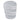 13" Warwick Large Carved Glass Vase - White