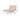 Bristol - Double Chaise, With Self Welt - Canvas Flax / White