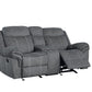 Zubaida - Loveseat w/USB Dock & Console (Glider & Motion)