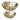 12" / 15" Marilyn Bowls Gold (Set of 2) - Gold