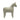 Ceramic Standing Horse - Cotton