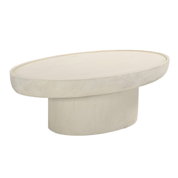 52" Minimalist Coffee Table KD 2 Boxes - White