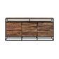 Ludgate - 3 Drawer Sideboard Buffet - Acacia / Black