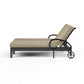 Monterey - Double Chaise, With Self Welt - Linen Stone / Black