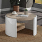 Zoma - Coffee Table - Oak & White High