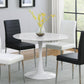 Arkell - Round Faux Marble Top Dining Table