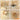 Ochre II - 48" x 48" Painting By Buddy Whitlock (Set of 4) - Walnut