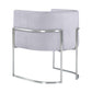 Giselle - Velvet Dining Chair Silver Leg