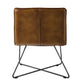 Balrog - Accent Chair - Saddle Brown Top Grain Leather