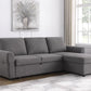 Samantha - Upholstered Storage Sleeper Sectional Sofa