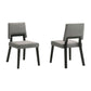 Channell - Dining Chair (Set of 2) - Black / Charcoal