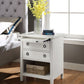 Halim - Accent Table - Antique White Finish