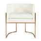 Giselle - Velvet Dining Chair Gold Leg