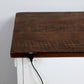 Alyson - Nightstand With USB Plug - Distressed White / Walnut