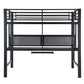 Avalon - Full Workstation Loft Bed - Black