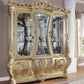 Cabriole - Curio - Gold Finish