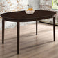 Gabriel - Oval Extension Leaf Dining Table - Cappuccino