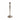 4" Traditional Cast Iron Taper Holder - Silver