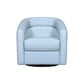 Desi - Leather Swivel Accent Chair