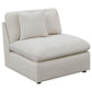 Hobson - 5 Piece Upholstered Modular Sectional Sofa - Ivory