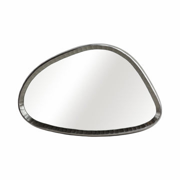 24" Bethel Medium Metal Mirror - Pearl Silver