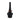 Tiago Large Vase With Wood Beads - Black