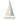 Iron Sailboat With Cloth Sails 25" - Multi