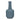 Clay 13" Volcanic Texture Vase - Blue