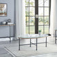 Brantley - Side Table - Clear Glass & Sandy Gray Finish