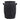 8" x 7" Traditional Vase - Black